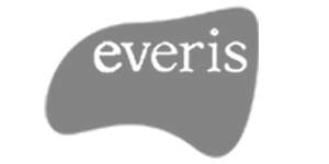 logo everis escala de grises