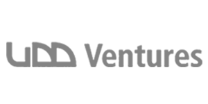 logo uddventures escala de grises